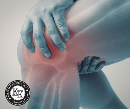 a representation of pain in your knee